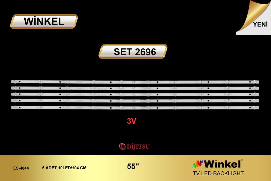 TV LED BAR 2696 5 Lİ TAKIM-55DS8500, KJ55D10-ZC66AG-03 2019-08-17 10S1P 303KJ55005-WİNKEL