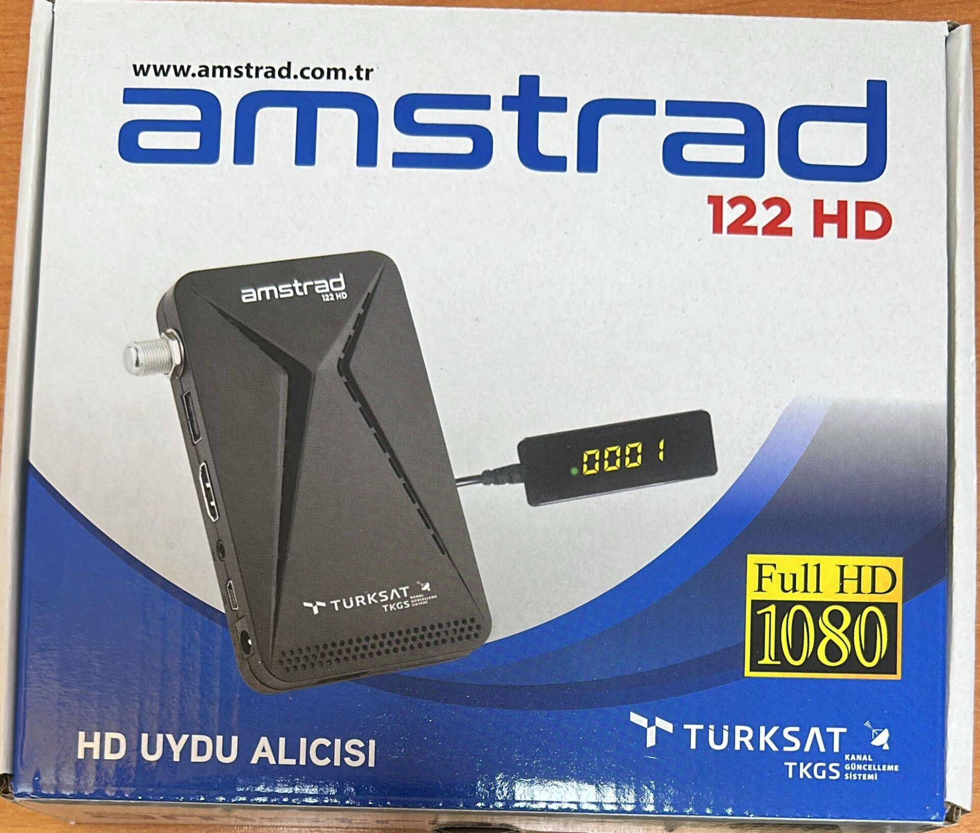 AMSTRAD 122 HD MİNİ FULL HD UYDU ALICISI