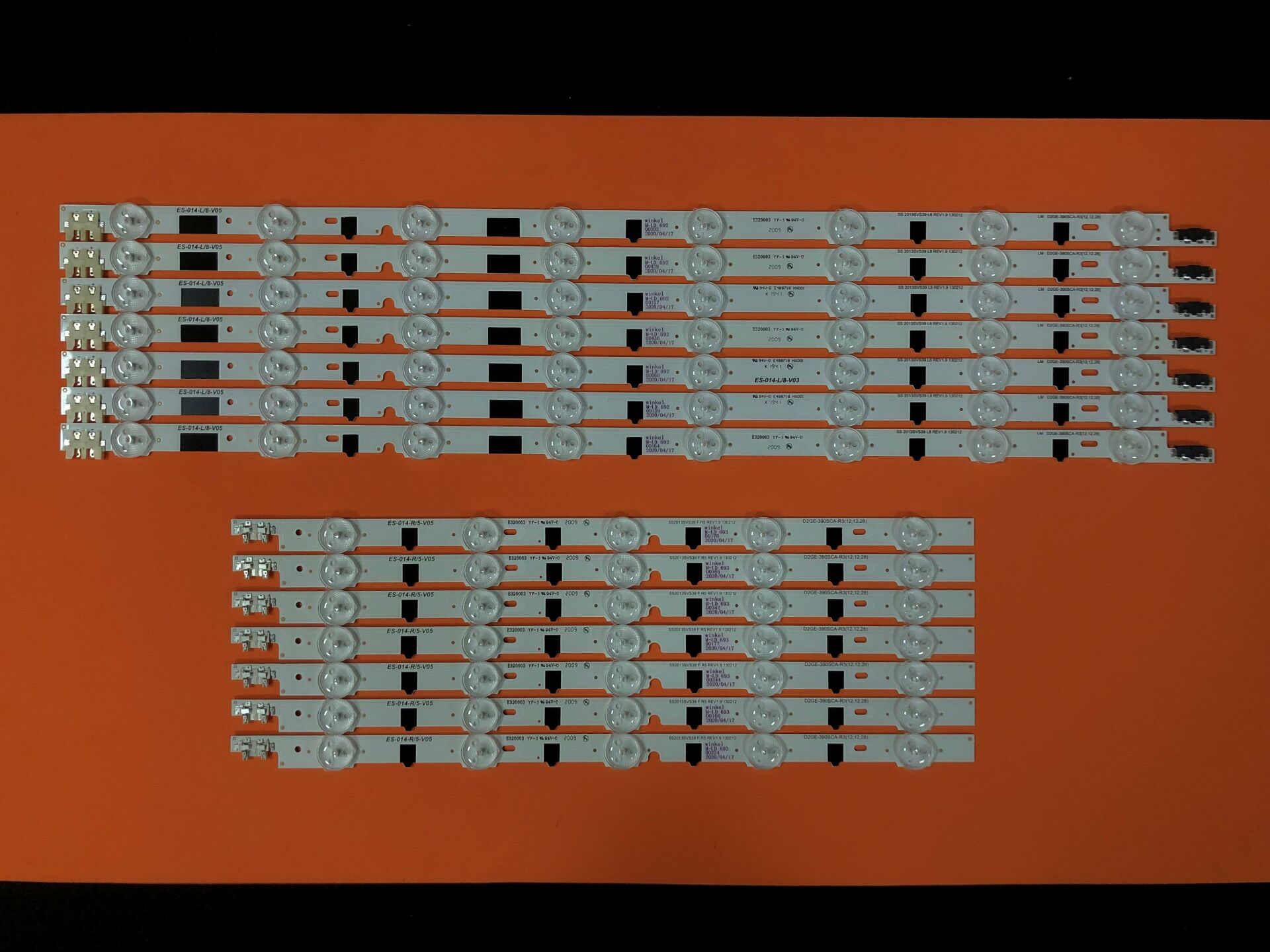 TV LED BAR -2021-TAKIM 10 LU-UA39F5008-UA39F5088-UE39F5000-UE39F5000-UE39F5000-WİNKEL