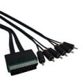 SCART-6 RCA KABLO 3 METRE PROLİNK PB336-0300