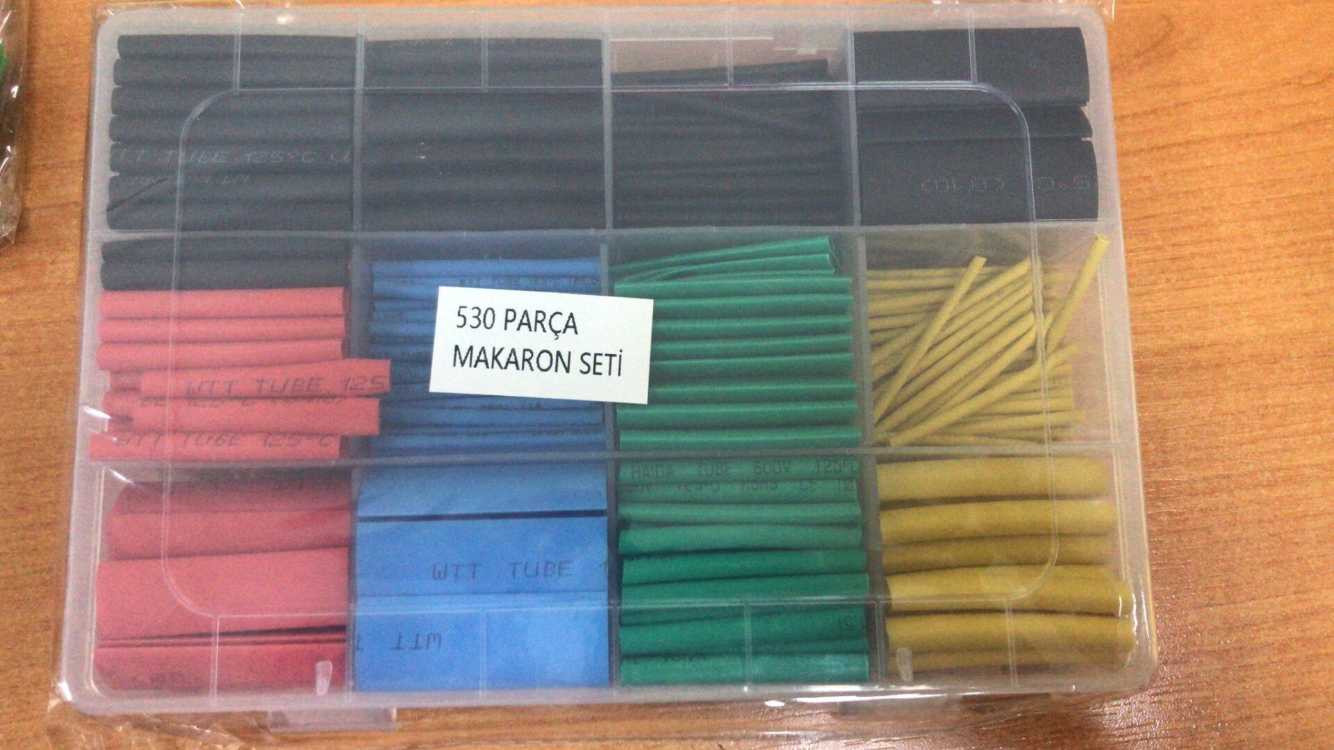 MAKARON 530 PARÇA RENKLİ SET