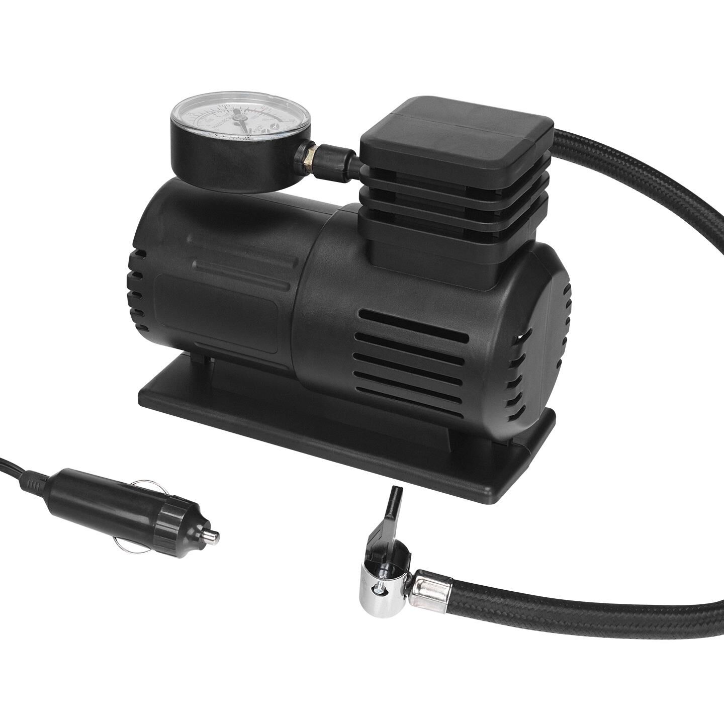 Asonic HK201 Siyah 120W 12V Çakmaklık Girişli 150 Psı Taşınabilir Bisiklet/ Araç Hava Komp