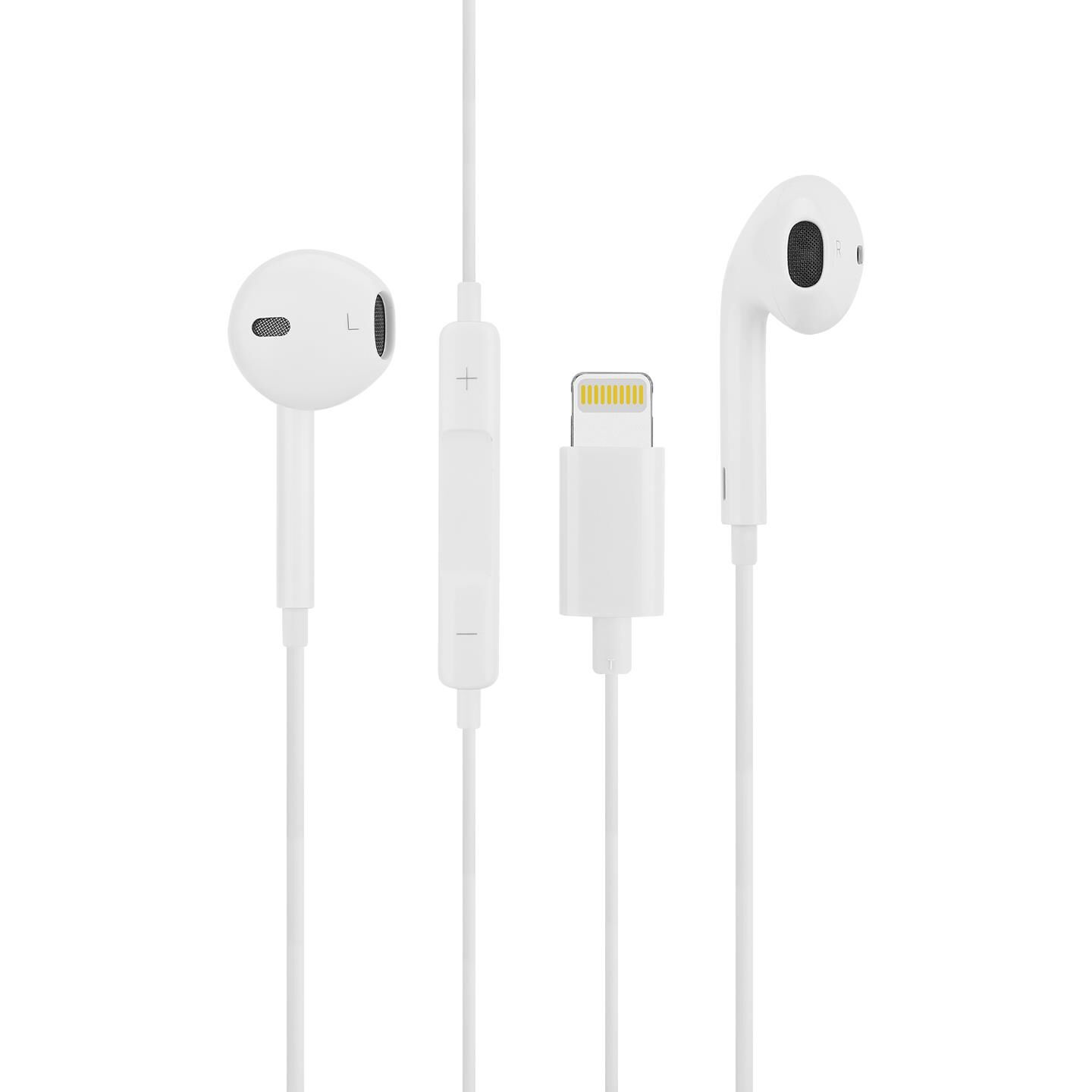 Asonic AS-XK100 Beyaz Lightning Konnektörlü Bluetooth Kablolu iPhone Kulaklık