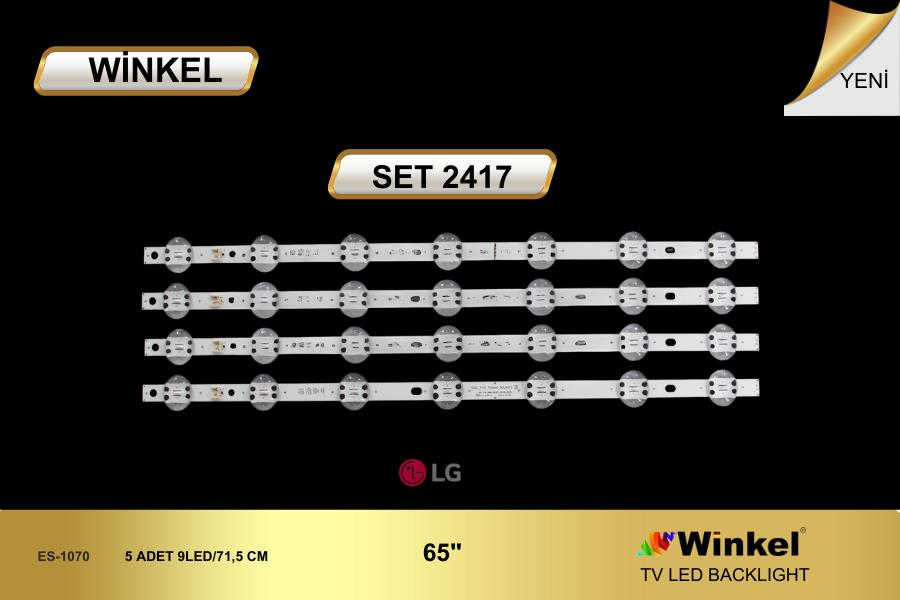 TV LED BAR 2417 TAKIM 5 Lİ 65UM7610PLB-65UM73-65UN81006LB-65UQ75006-WİNKEL