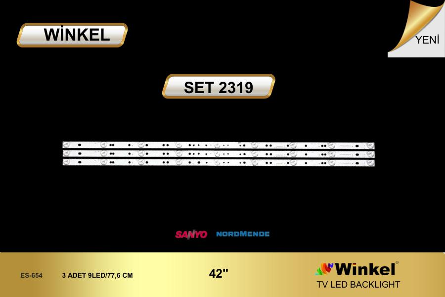 TV LED BAR 2319 TAKIM 3 LÜ 42CE5100A-LE106N1FMD-ES 654-WİNKEL