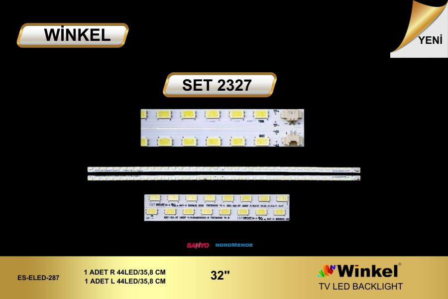TV LED BAR 2327 2 Lİ ÇUBUK-44 LEDLİ 35.8 CM.THC315005,LE82N9HM-ELED287-WİNKEL