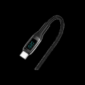 TTec 2DK57S AlumiCable LCD USB-C – USB-C 100W PD/QC 150cm Hızlı Şarj/Data Kablosu ,Siyah
