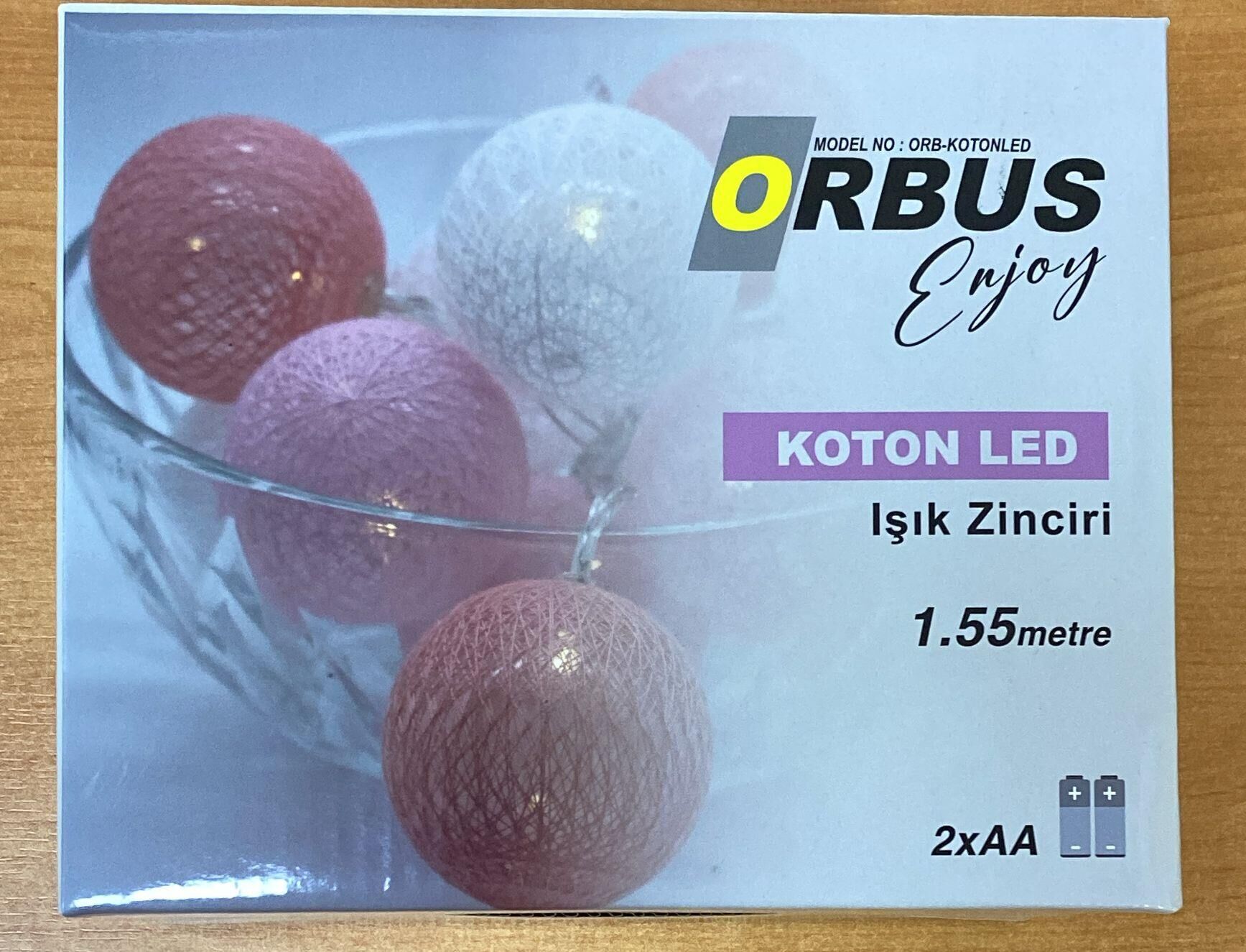 ORBUS 10'LU 1.5MT SARI IŞIK PİLLİ YILBAŞI SÜSÜ