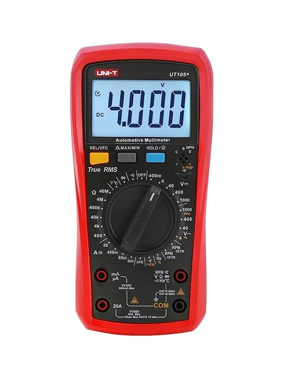 UNI-T UT105+ DİJİTAL OTOMOTİV MULTİMETRE ÖLÇÜ ALETİ