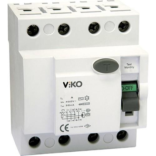 VİKO KAÇAK AKIM 4X40 30 MAH-VTR4-4030