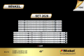 TV LED BAR 2628 TAKIM 12LI-A49A950A, A49A955A, A49B970-B49B970A, B49A955A, B49A950-WİNKEL