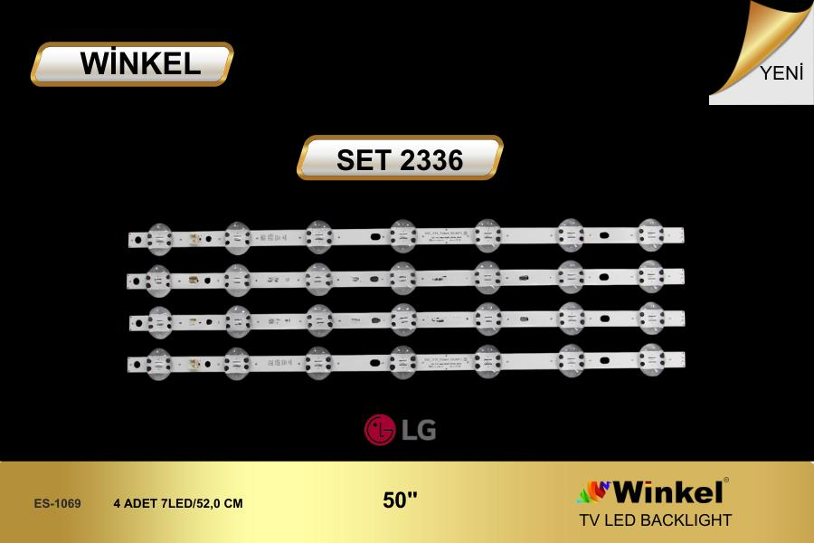 TV LED BAR 2336 TAKIM 4 LÜ-50UM73-50UN73- 50UM7450PLA-50UM7600PLB-50UM751C-WİNKEL