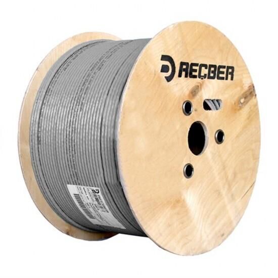 REÇBER CAT 6 KABLO 23 AWG HOLEGEN FREE-506075 GRİ