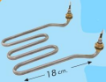 ÇR 112 138 SEMAVER REZİSTANSI KIVRIK 2000W 15CM