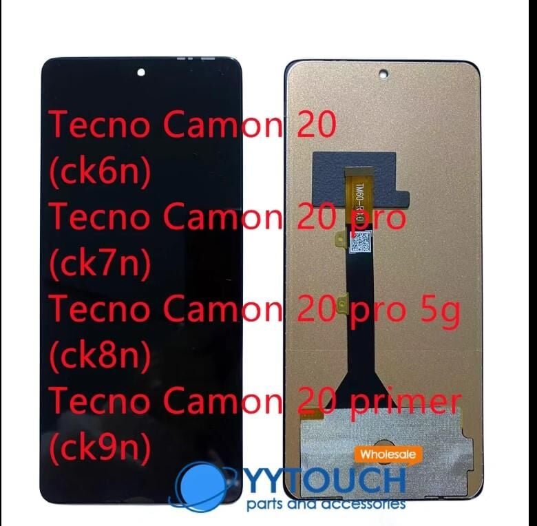 TELEFON EKRANI TECNO CAMON 20 - CAMON 20 PRO - CAMON 20 PRİMER