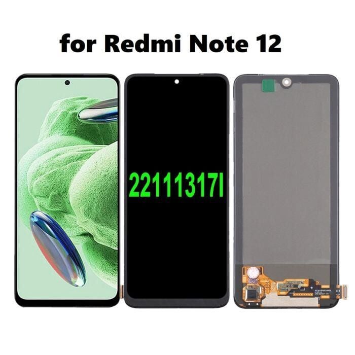 TELEFON EKRANI XİAOMİ REDMİ NOTE 12 ÇITASIZ OLED ORGİNAL