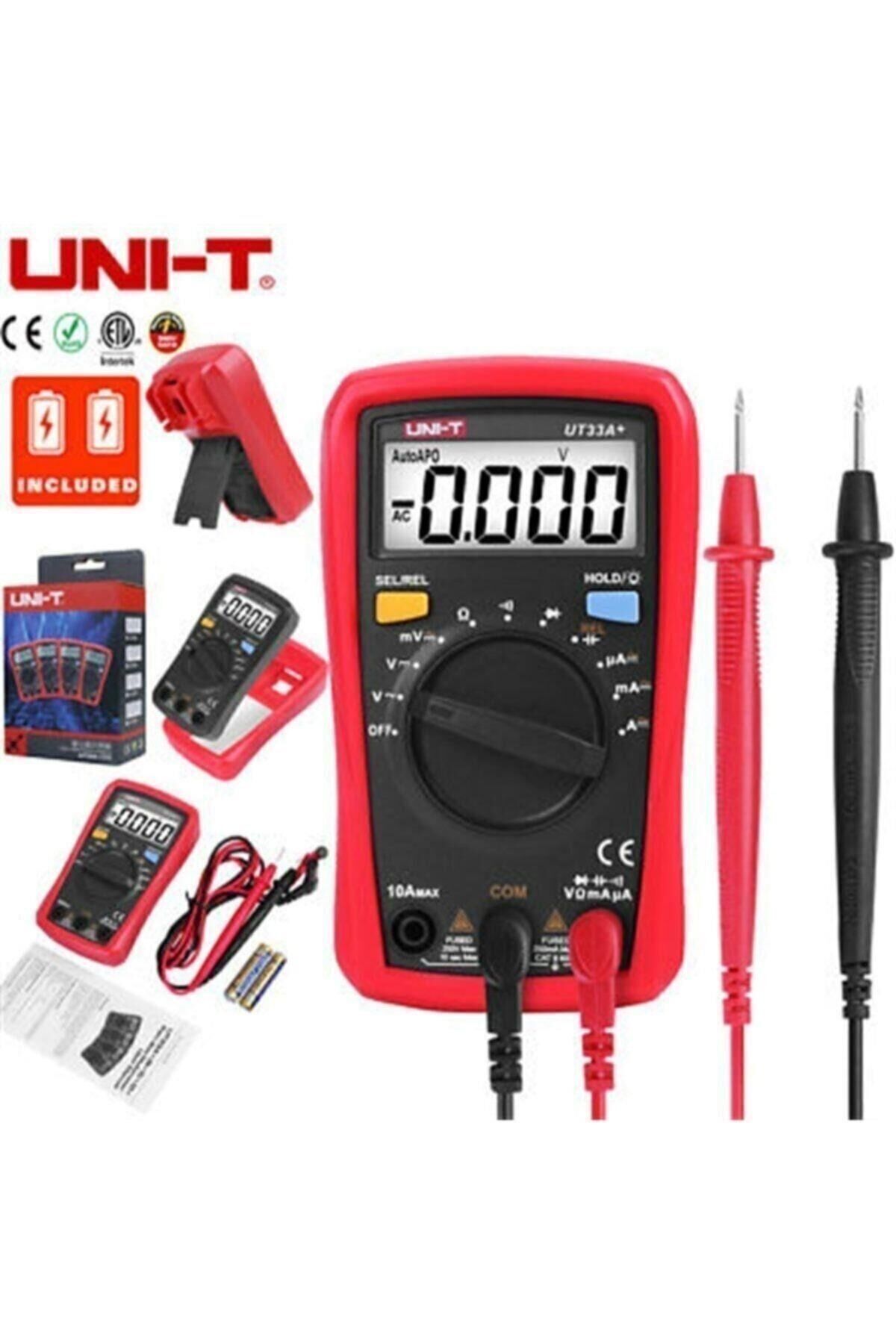 UNI-T UT33A+ DİJİTAL MULTİMETRE ÖLÇÜ ALETİ