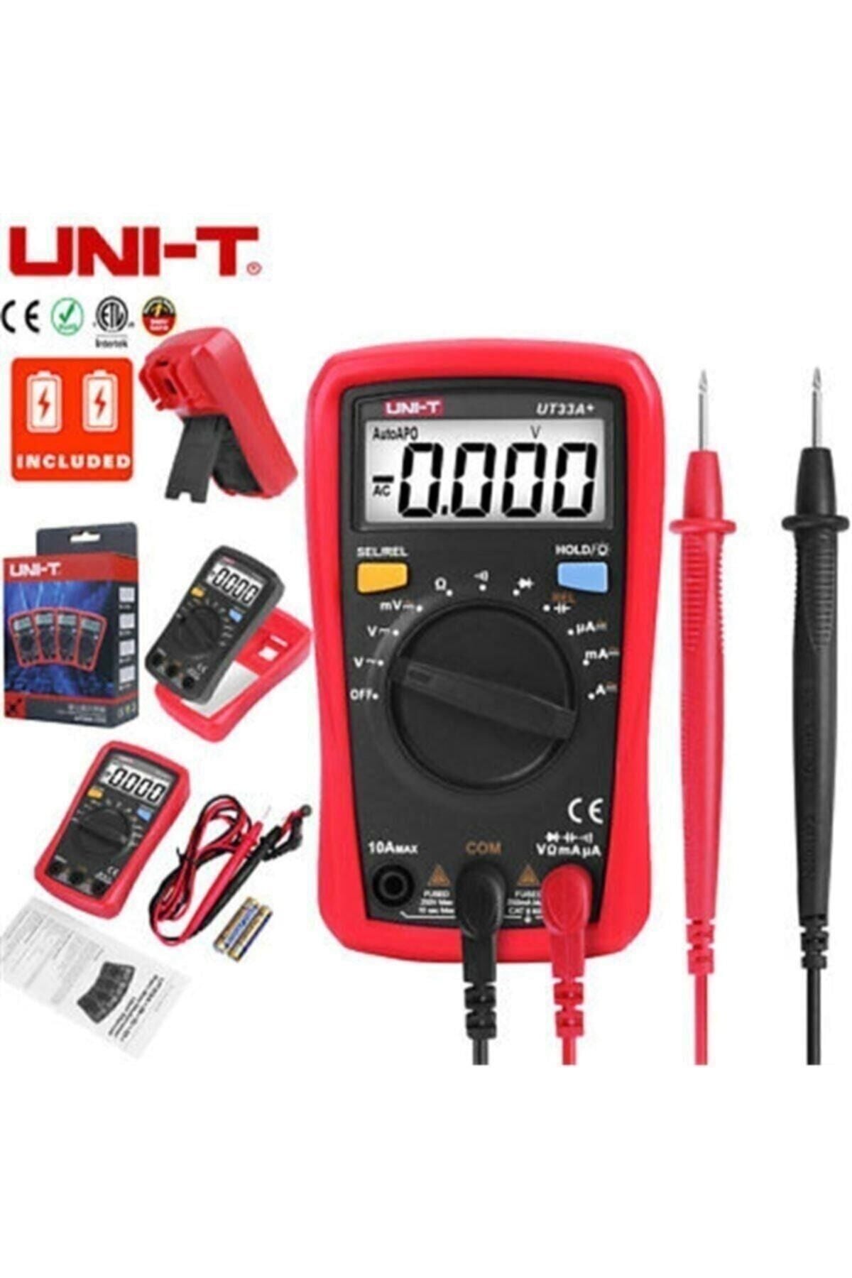 UNI-T UT33A+ DİJİTAL MULTİMETRE ÖLÇÜ ALETİ
