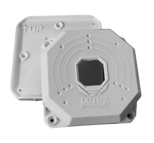 KAMERA MONTAJ BUATI CAMBOX LOTUS JB 411 KAPAKLI KARE ÇAP-11.6 CM BEYAZ RENK