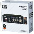 İFOX FX-80 WATT USB-SD-BT-220+12 VOLT SESLENDİRME ANFİSİ