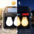 PANTHER PT-2973 SOLAR KARANLIK VE HAREKET SENSÖRLÜ LED DUVAR LAMBASI