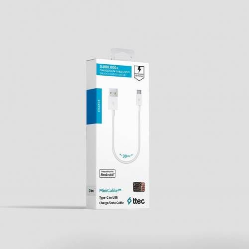 TTEC 2DK7519B TYPE-C 50CM KABLO BEYAZ