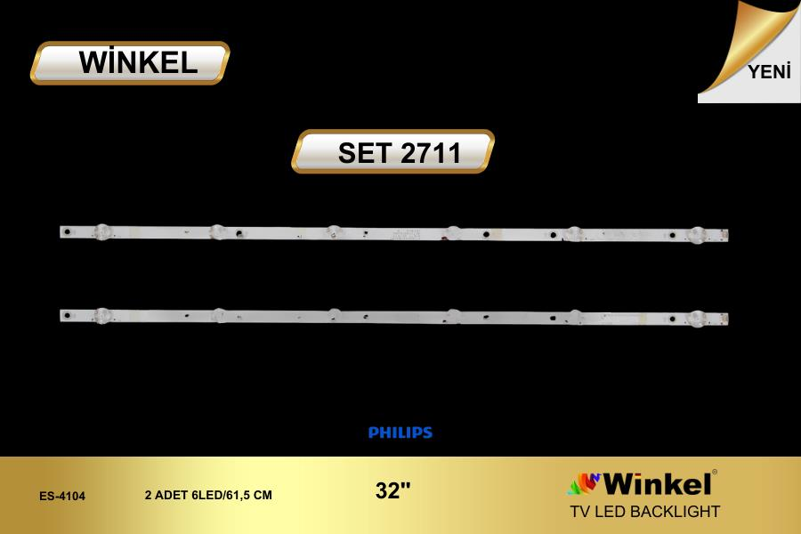 TV LED BAR -2711 TAKIM 2 Lİ-45T0T46FDUB-32PFS6805/62-32PHS6605/12-32PFS6855/12-WİNKEL