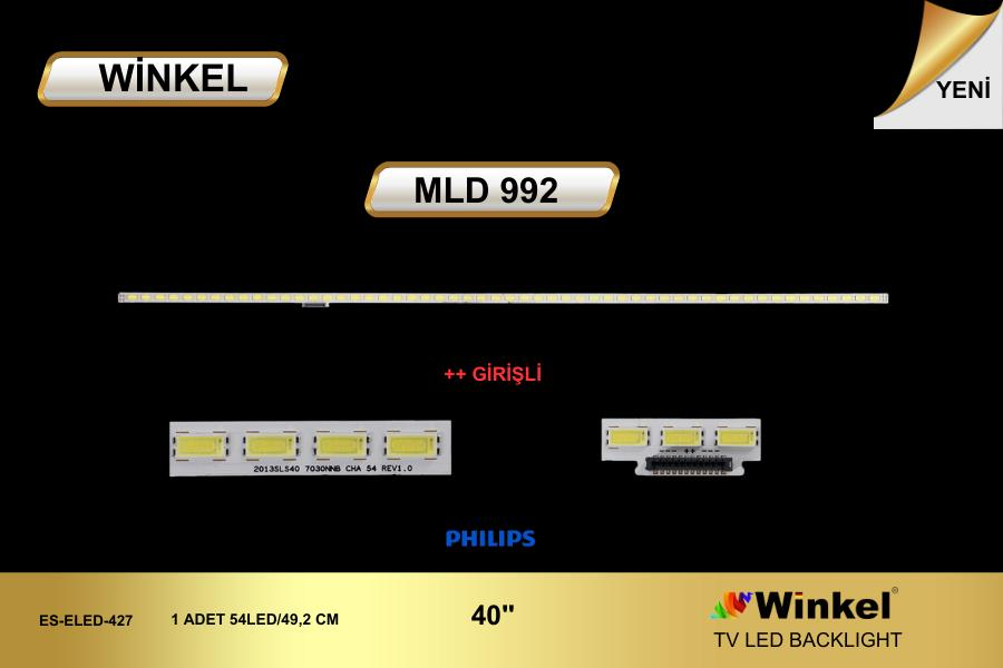 TV LED BAR 992 1 Lİ ÇUBUK-40PFL4508-40PFL4418K-A40LB8376-WİNKEL