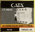 CATA KAÇAK AKIM 4X40 AMPER 30 MA CT-9642