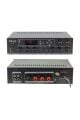 KÖNİG K-80-USB+BT 2 MİKROFON+AUX GİRİŞLİ BAS TİZ 80 WATT 2 ZONLU TRAFOLU ANFİ