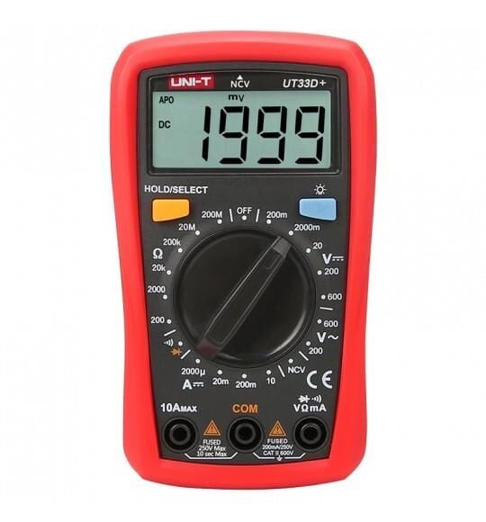 UNI-T UT33D+ DİJİTAL MULTİMETRE ÖLÇÜ ALETİ