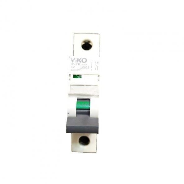 VİKO W OTOMAT TEKLİ 2 AMPER C TİPİ 4.5KA-4VTB1C02