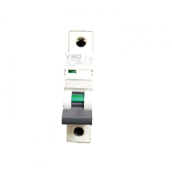 VİKO W OTOMAT TEKLİ 2 AMPER C TİPİ 4.5KA-4VTB1C02