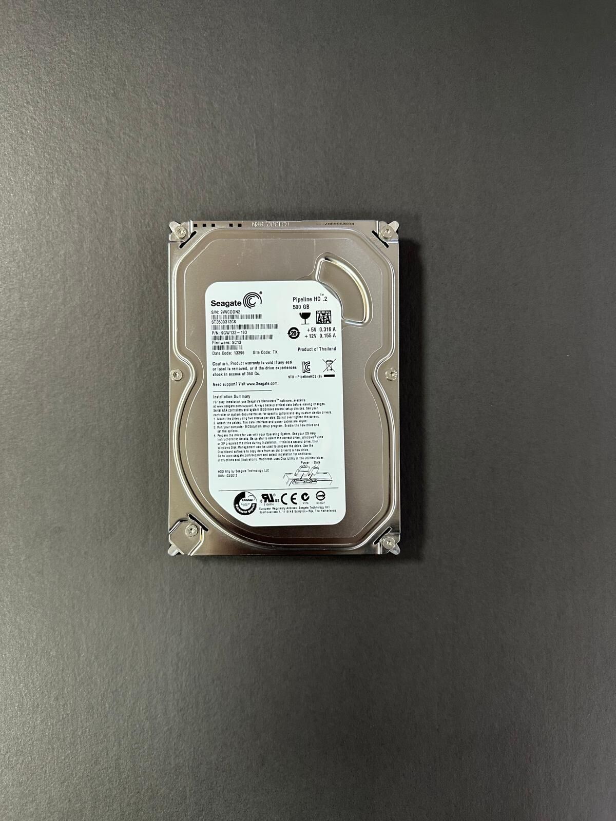 500 GB 3.5'' SATA HDD SEAGATE