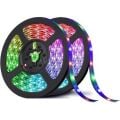 ŞERİT LED 12 V DIŞ MEKAN RGB 5 METRE TOP CATA