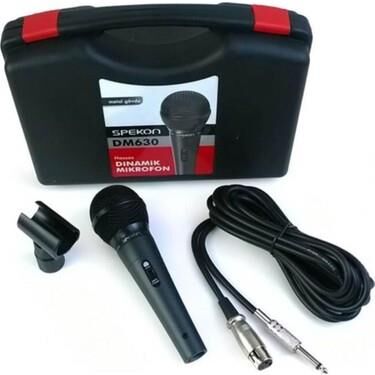 SPEKON DM-630 DİNAMİK 600 OHM KABLOLU EL MİKROFONU
