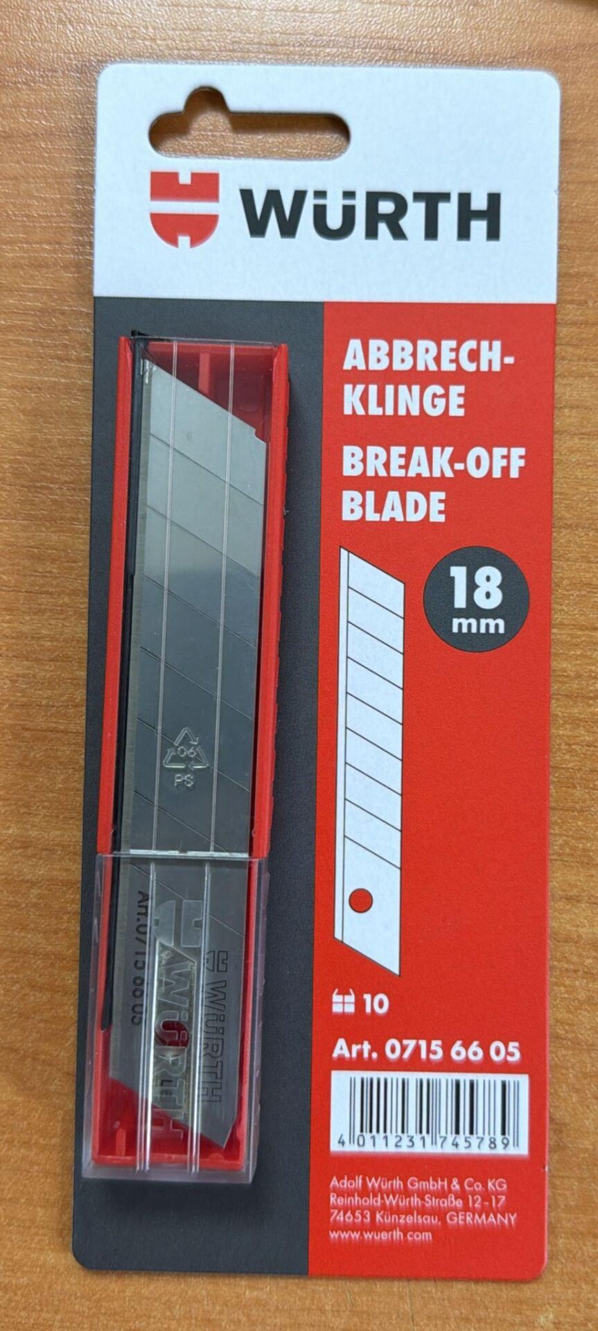 MAKET BIÇAĞI YEDEĞİ KALİTELİ 10'LU WÜRTH