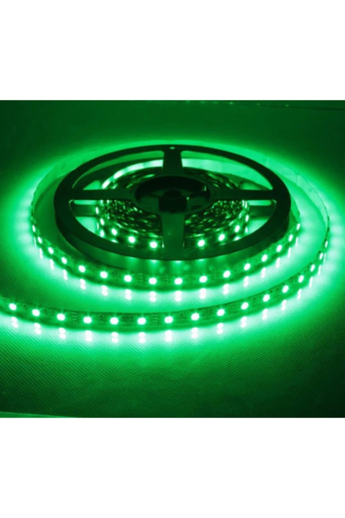 ŞERİT LED 12 V İÇ MEKAN YEŞİL 5MT BOLLED+CATA