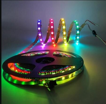 ŞERİT LED 12 V İÇ MEKAN RGB 10 ÇİPLİ 5MT CATA