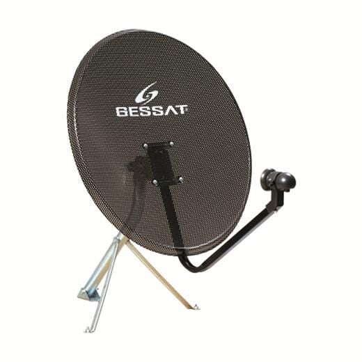 80 CM NEXT DELİKLİ ORJİNAL SİYAH ÇANAK ANTEN 3 KOLLU-8006-3