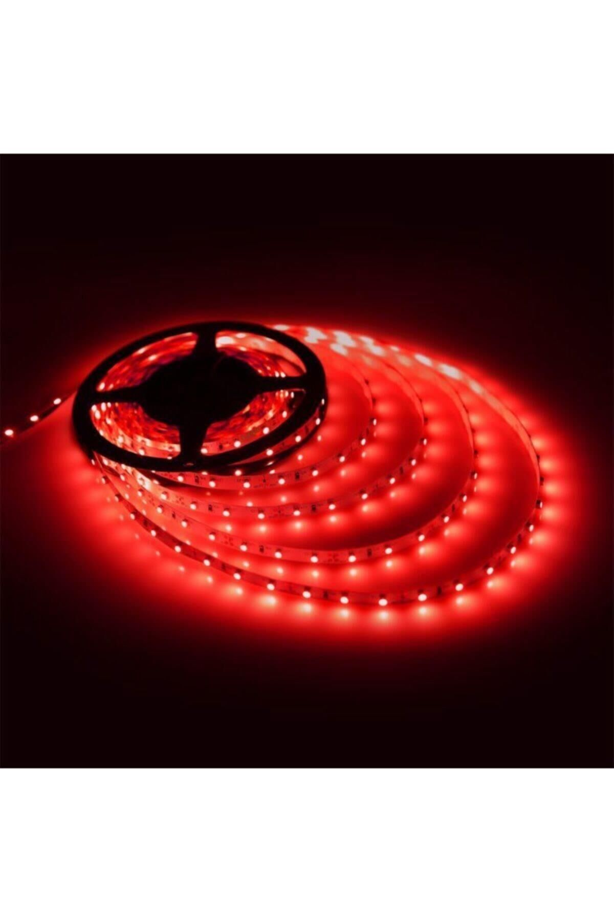 ŞERİT LED 12 V İÇ MEKAN KIRMIZI 3 ÇİPLİ 5MT CATA