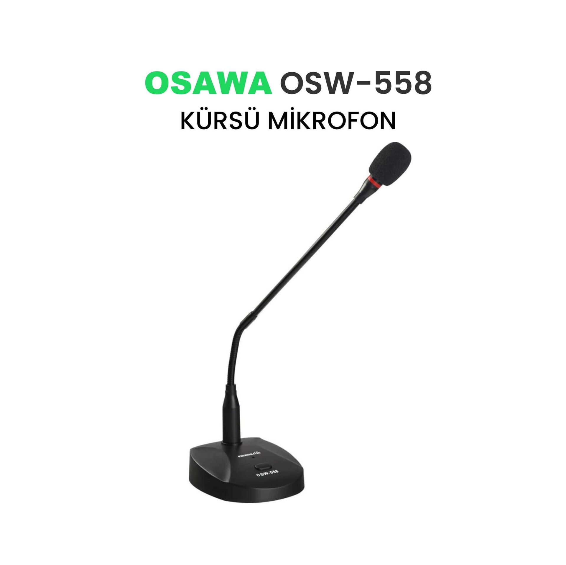 OSAWA OSW-558 DING DONG IŞIKLI KÜRSÜ MİKROFONU