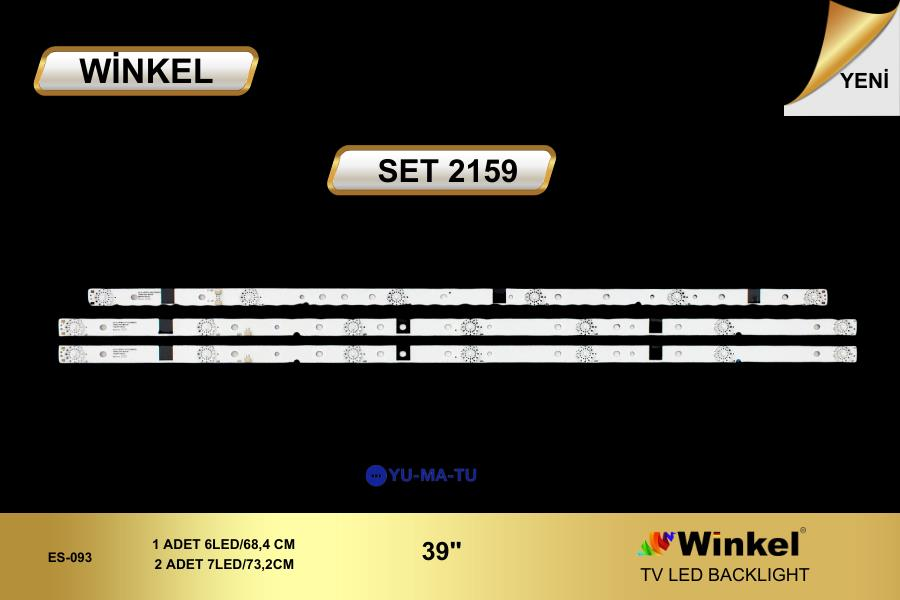 TV LED BAR -2159 TAKIM 3 LÜ-E39D1000-GEN093-WİNKEL