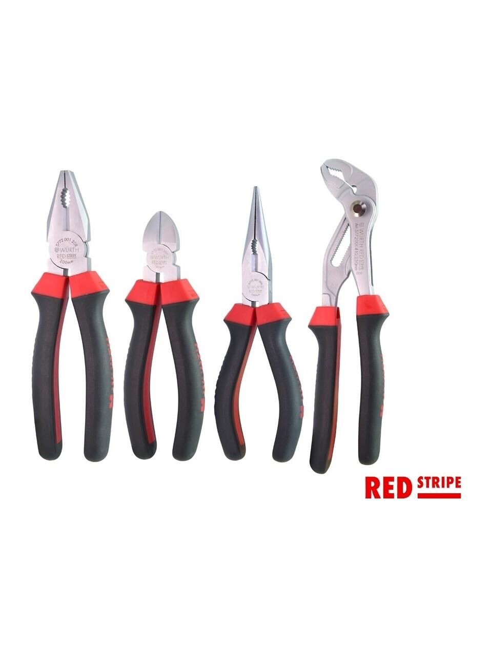 WÜRTH PENSE SETİ 4 PARÇA 5772 101 104 - PENSE - KARGABURUN - YANKESKİ - PAPAĞAN PENSE