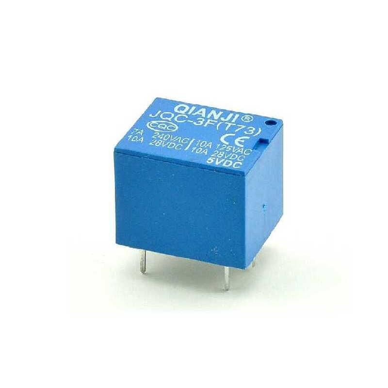 ROLE 5 V 10 AMPER 5 AYAKLI JQC-3F(T73)-5VDC-1ZS