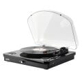 UMİE Bemol Siyah Piano Kaplama 10W BT İN, BT OUT, RCA, USB Özellikli Nostaljik Pikap