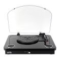UMİE Bemol Siyah Piano Kaplama 10W BT İN, BT OUT, RCA, USB Özellikli Nostaljik Pikap