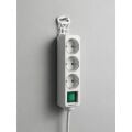 S-link SPG-F03 1.5m 306 Joule Flat Soket 3G1.0mm Tam Bakır 3 lü Akım Korumalı Priz Çoklayı
