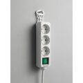 S-link SPG-F03 1.5m 306 Joule Flat Soket 3G1.0mm Tam Bakır 3 lü Akım Korumalı Priz Çoklayı