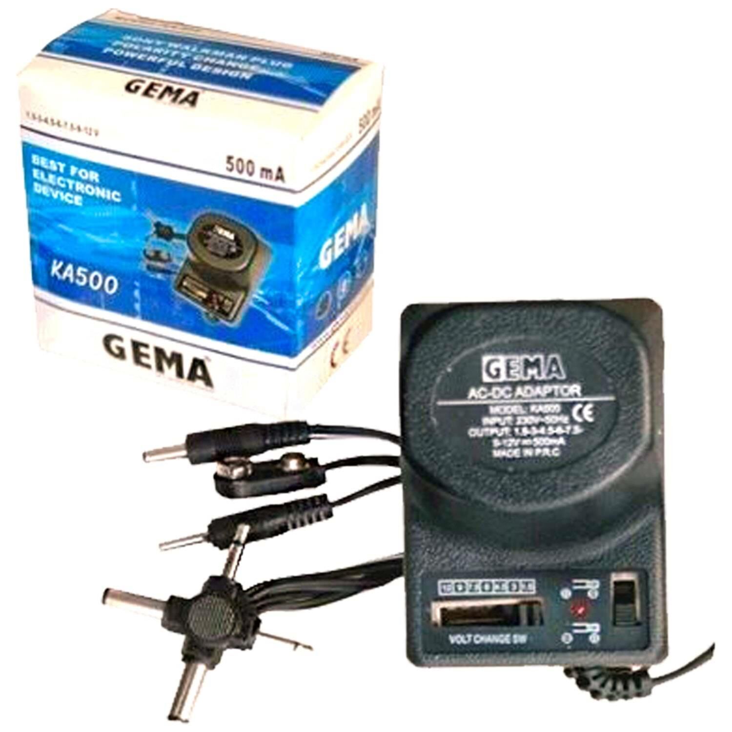 GEMA KA-500 3-12 VOLT 500MA AYARLI ADAPTÖR